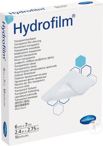 Hartmann Hydrofilm Transparentverband 6x7cm 10 Stück