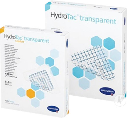 Hartmann Hydrotac Transparent 10x10cm 10 Stück 