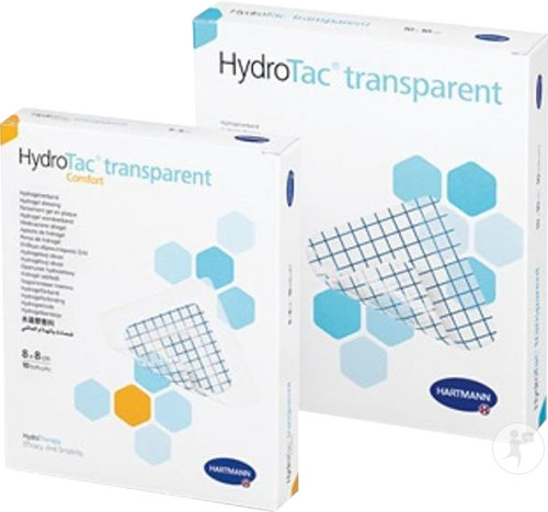 Hartmann Hydrotac Transparent 5x7,5cm Stück 10