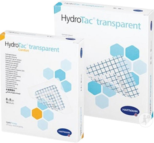 Hartmann Hydrotac Transparent Comfort 8x8cm Stück 10