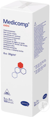 Hartmann Medicomp 5x5cm 6 Platten 25x2 Stück