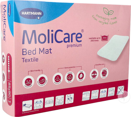 Hartmann MoliCare Premium Bed Mat Waschbare Betteinlagen 7 Tropfen 1 Stück