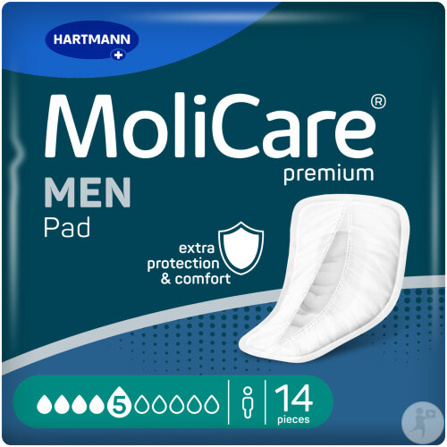 Hartmann MoliCare Premium Men Pad 5 Tropfen 14 Stück