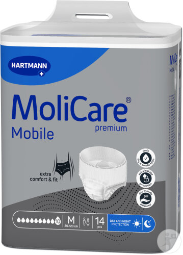 Hartmann MoliCare Premium Mobile 10 Tropfen Größe M 14 Stück