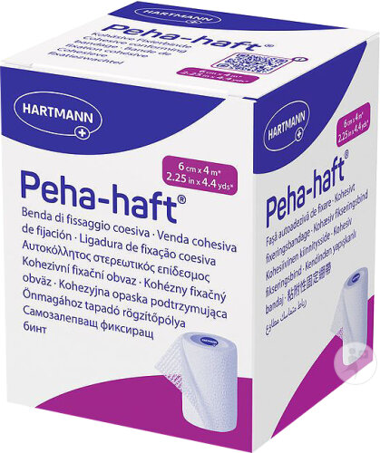 Hartmann Peha-Haft Kohäsive Fixierbinde 6cm x 4m Gedehnt 1 Stück