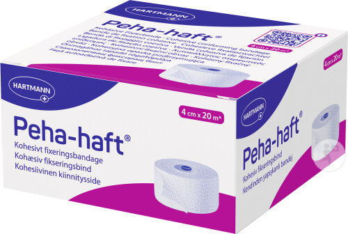 Hartmann Peha-Heft Kohäsive Fixierbinde 4cm x 20m Latexfrei 1 Stück
