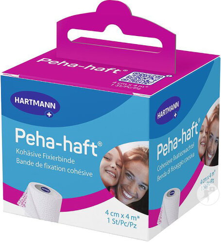 Hartmann Peha-Haft Selfcare Kohäsive Fixierbinde 4cm x 4m 1 Stück