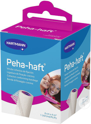 Hartmann Peha-Haft Selfcare Kohäsive Fixierbinde 6cm x 4m 1 Stück