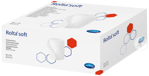 Hartmann Rolta Soft Synthetik-Wattebinde 3mx6cm Stück 50 (9320481)