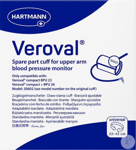 Hartmann Veroval Zugbügelmanschette Für Oberarm-Blutdruckmessgerät 1 Stück