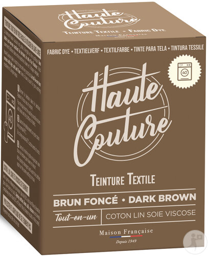 Haute Couture Textilfarbe Dunkelbraun 350g