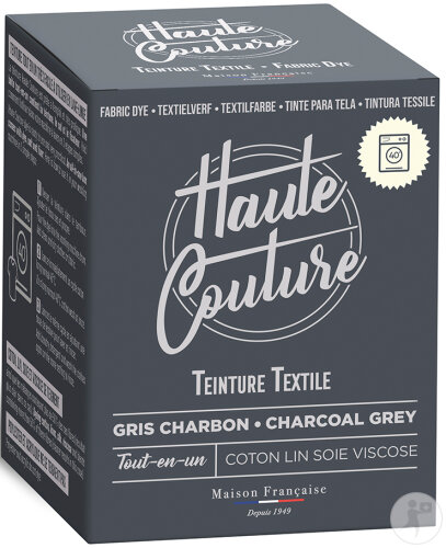 Haute Couture Textilfarbe Kohlegrau 350g