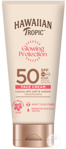 Hawaiian Tropic Gesichtscreme Glowing Protect SPF50 Tube 50ml