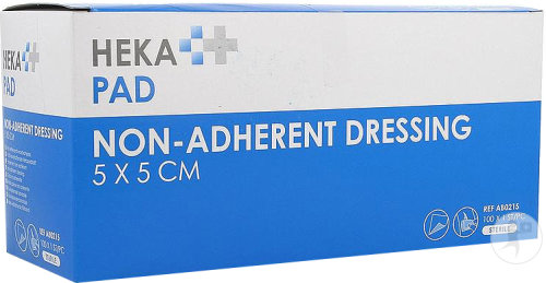 Hekapad Wundkompresse Steril 5x5cm 100 Stück 