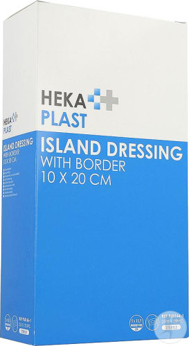 Hekaplast Rand Inselpflaster Steril 10x20cm 25 Stück 