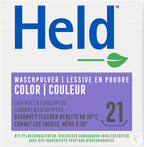 Held Color Waschpulver Lavendel Und Eukalyptus 3kg