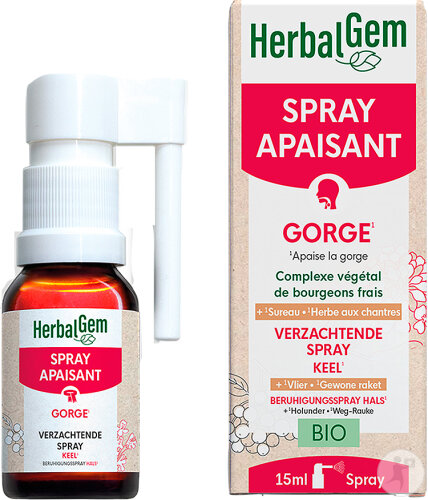 Herbalgem Beruhigendes Halsspray Bio 15ml