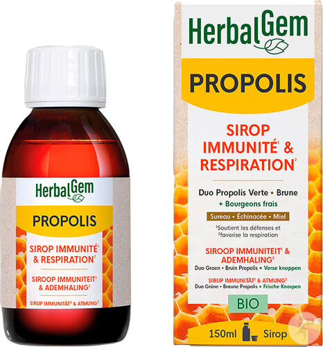 HerbalGem Propolis-Sirup Erwachsene Bio 150ml