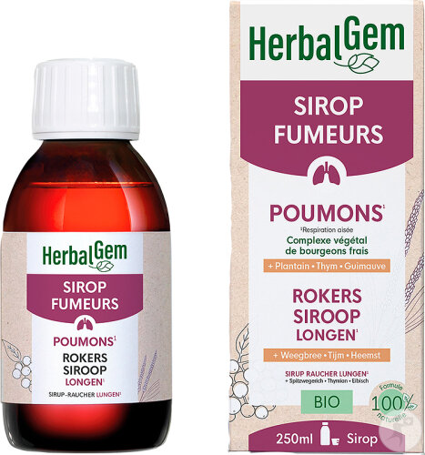Herbalgem Rauchersirup Bio Haselnussknospen 250ml