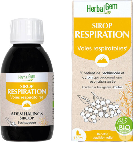 Herbalgem Sirup Bio-Atem Erwachsene Kinder 150ml