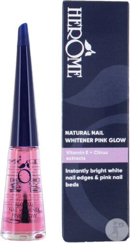 Herôme Natural Nagelweißer Pink Glow Flakon 10ml (2017)