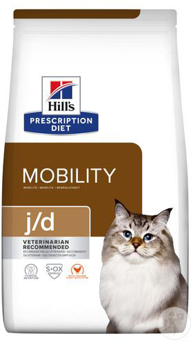 Hill's Pet Nutrition Prescription Diet Mobility J/D Feline Katzenfutter Mit Huhn 3kg