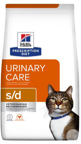 Hill's Pet Nutrition Prescription Diet Urinary Care S/D Feline Katzenfutter Mit Huhn 3kg