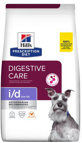 Hill's Prescription Diet Digestive Care I/ D Low Fat Hundefutter Mit Huhn Beutel 1,5kg