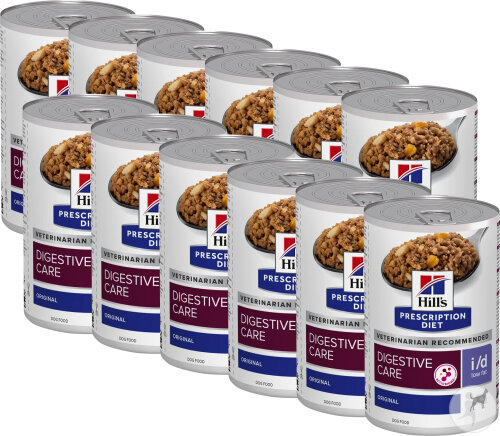 Hill's Prescription Diet I/D Low Fat Digestive Care Feuchtfutter Für Hunde 12x360g