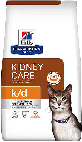 Hill’s Prescription Diet K/D Niere Trockenfutter Für Katzen Mit Huhn Und ActivBiome+ 1,5kg