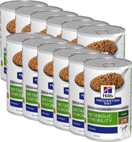 Hill's Prescription Diet Metabolic + Mobility Weight Management Hundefutter 12x370g