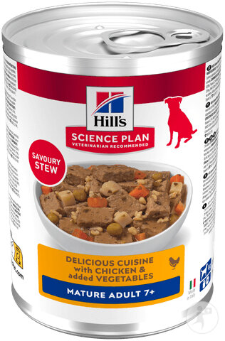 Hill’s Science Plan Eintopf Für Ausgewachsene Hunde Mit Huhn Und Gemüse 12x363g
