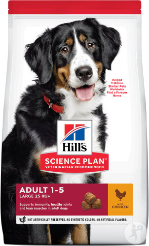 Hill's Science Plan Large Breed Adult Hundefutter Mit Huhn Beutel 18kg