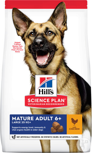 Hill's Science Plan Large Breed Mature Adult 6+ Hundefutter Mit Huhn Beutel 14kg