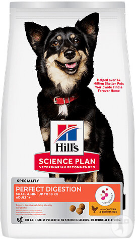 Hill's Science Plan Perfect Digestion Small & Mini Erwachsene Hunde Mit Huhn Und Vollkornreis 6kg