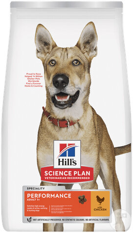 Hill's Science Plan Performance Adult 1+ Hundefutter Mit Huhn Beutel 14kg