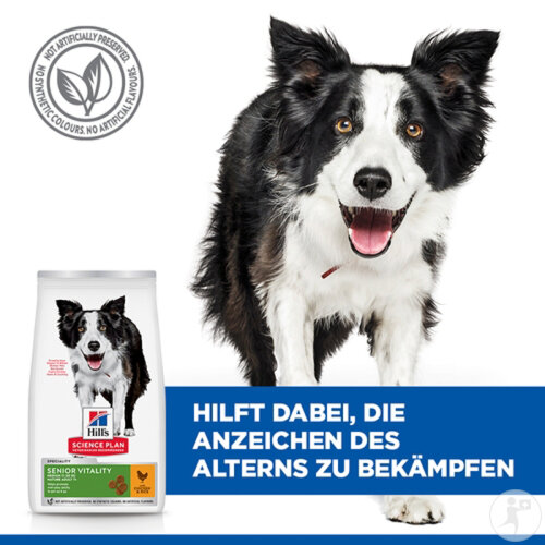 Hill's Science Plan Senior Vitality Medium Mature Adult 7+ Hundefutter Mit Huhn Und Reis Beutel 14kg-3