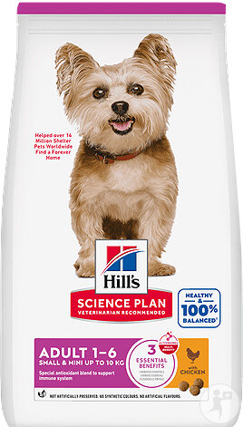 Hill's Science Plan Small And Mini Adult Hundefutter Mit Huhn Beutel 6kg