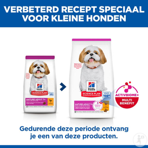 Hill's Science Plan Small And Mini Mature Adult 7+ Hundefutter Mit Huhn Beutel 6kg-2