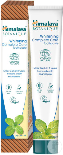 Himalaya Botanique Zahnpasta Aufhellung Komplette Pflege Pfefferminze Tube 75ml