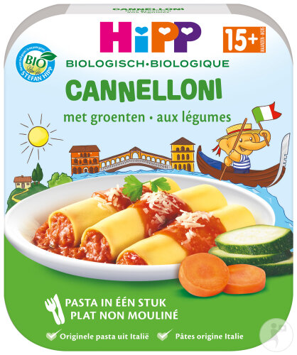 HiPP Bio Cannelloni Mit Gemüse 250g