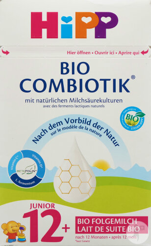 Hipp Bio Combiotik Junior Folgemilch Pulver Babys 12+ Dose 600g