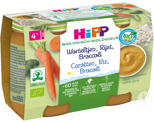 HiPP Bio Karotten Reis Brokkoli 2x190g