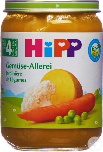 Hipp Gemüse-Allerlei Babys Ab 5 Monaten Glas 190g