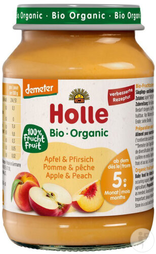 Holle Apfel & Pfirsich 190g