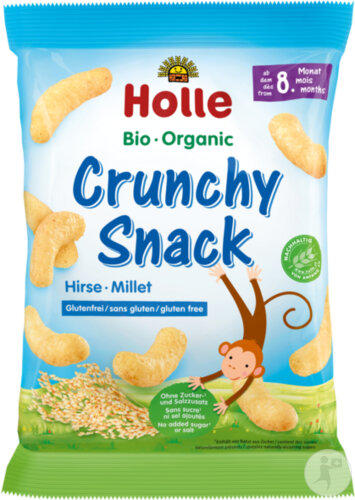 Holle Baby Food Crunchy Snack Hirse Bio Ab 8 Monaten 25g