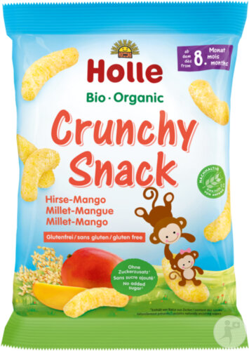 Holle Baby Food Crunchy Snack Hirse Mango Bio Ab 8 Monaten 25g