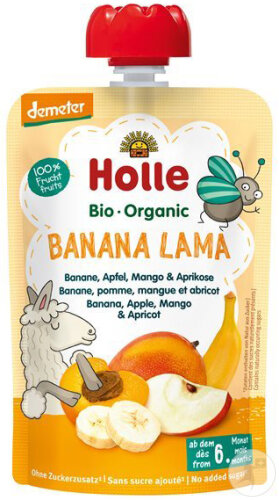 Holle Banana Lama Pouchy Banane/Apfel/Mango/Aprikose 100g
