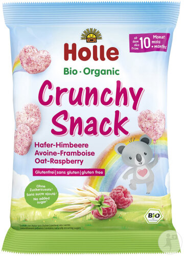 Holle Bio Crunchy Snacks Hafer-Himbeere 30g