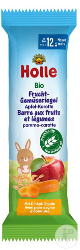 Holle Bio Frucht- Und Gemüseriegel Apfel Karotte 25g